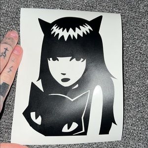 Emily the strange decal
